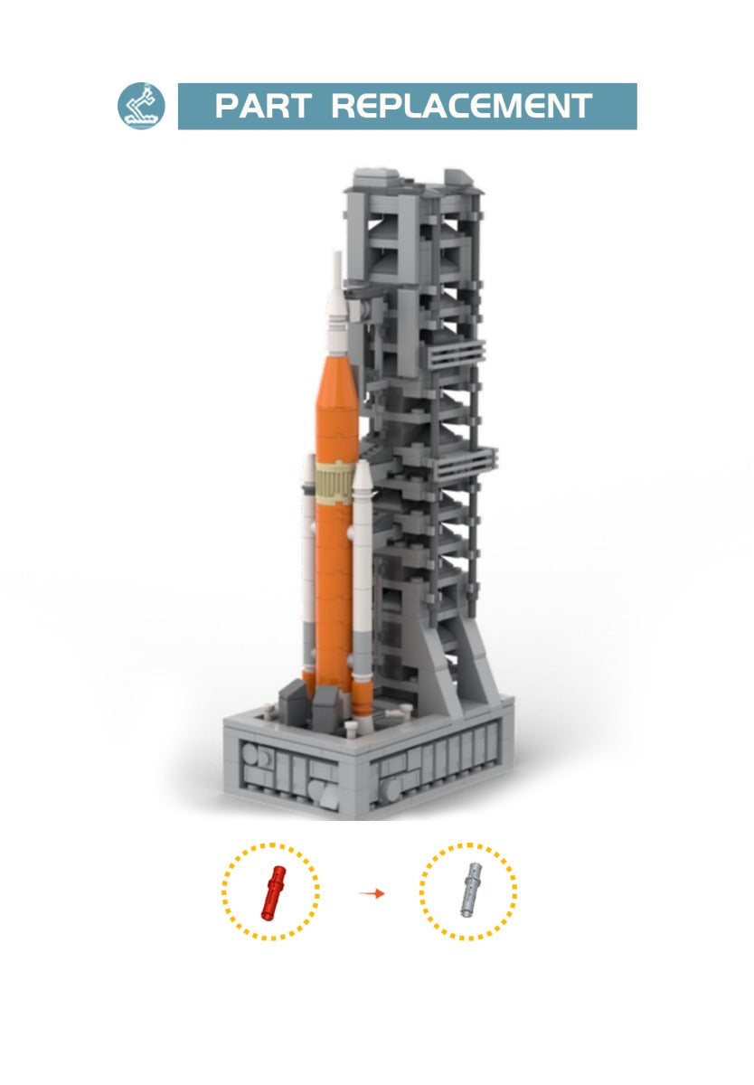 MOC-72589 Mini Pad 39,B with SLS building blocks series bricks set