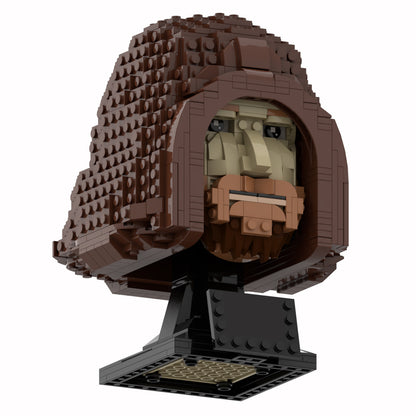MOC-121600 Star Wars ObiWan Kenobi Head - Helmet Collection Style