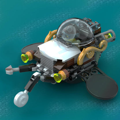 MOC-121751 Steam Powered Science building blocks kit with compatible bricks