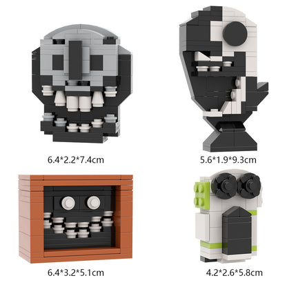 MOC Doors roblox Ambush Rush Widow Jack building blocks kit with compatible bricks