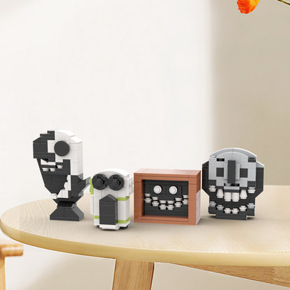 MOC Doors roblox Ambush Rush Widow Jack building blocks kit with compatible bricks