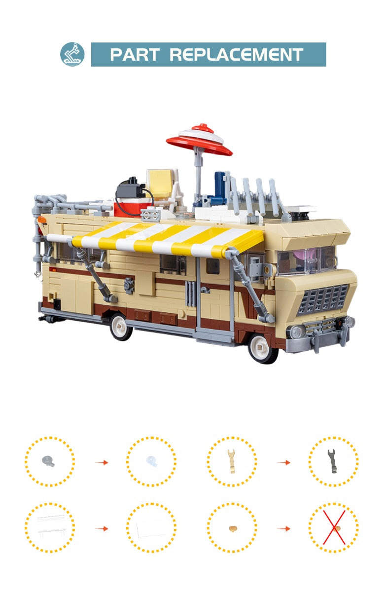 MOC The Walking Dead Van: Dale's RV