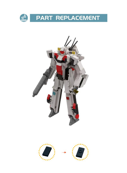 MOC-124574 Robotech / Macross Valkyrie B - Mech mode