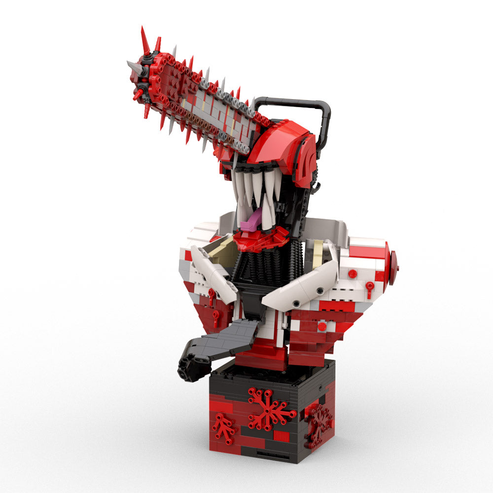 MOC Chainsaw Man Denji with Pochita