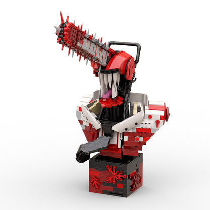 MOC Chainsaw Man Denji with Pochita