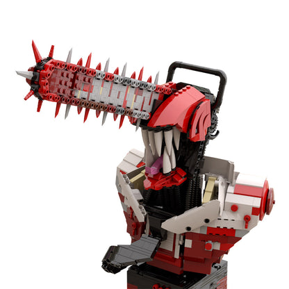 MOC Chainsaw Man Denji with Pochita