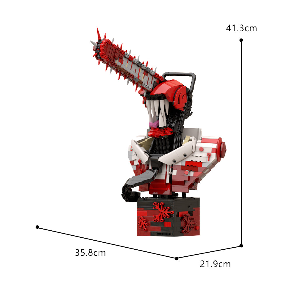 MOC Chainsaw Man Denji with Pochita
