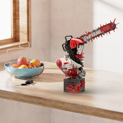 MOC Chainsaw Man Denji with Pochita