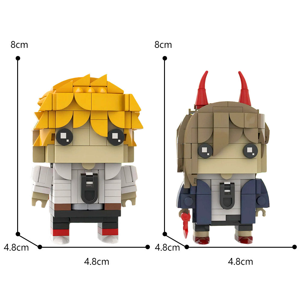 MOC Chainsaw Man Denji And Power