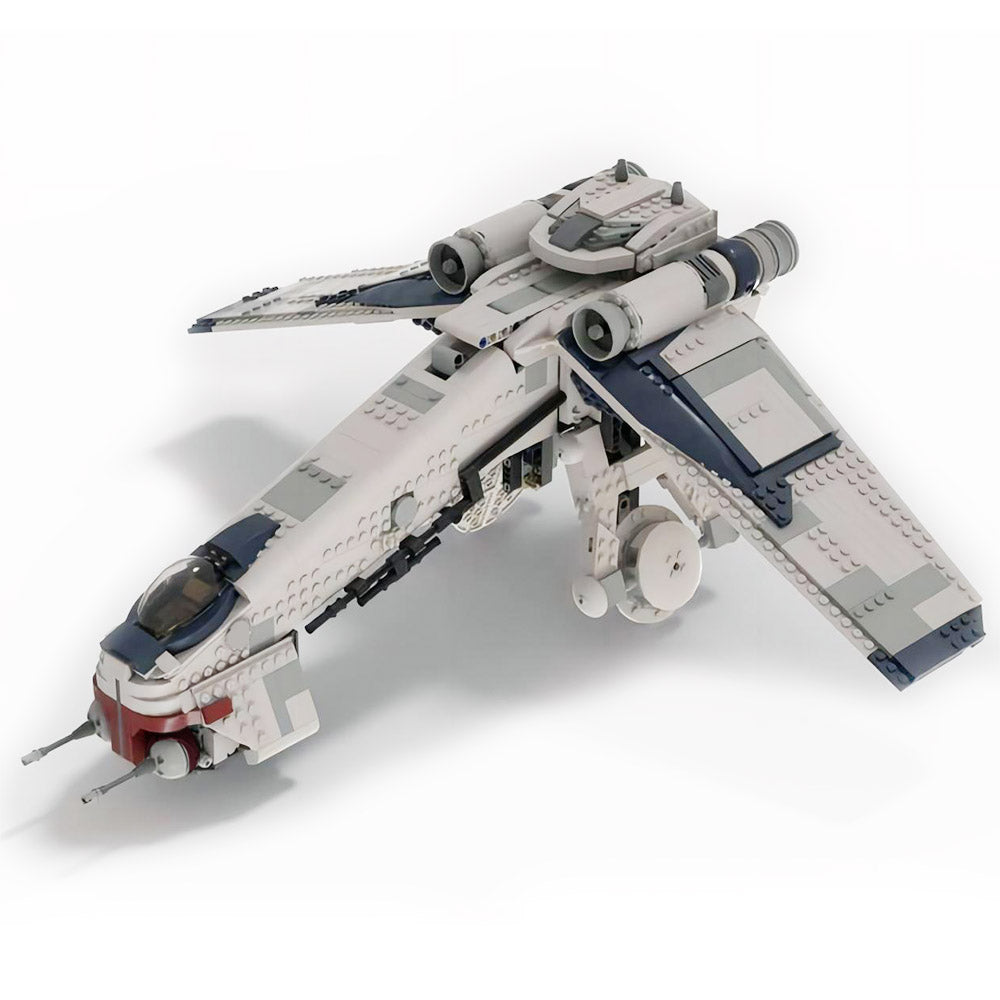 MOC-124928 Republic Dropship V2 Works with both 2013 and 2022 AT-TEs building blocks series bricks set