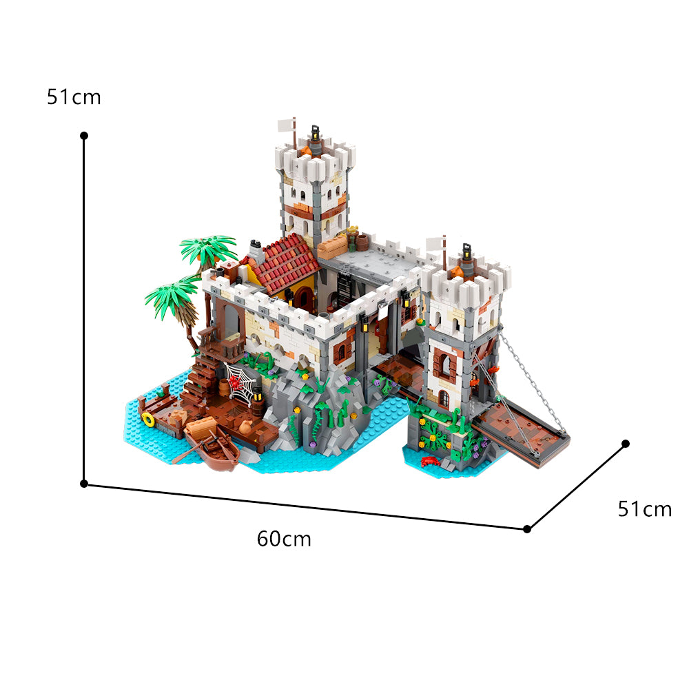 MOC-128963 Imperial Fortress Pirates Series #9 building blocks kit with compatible bricks