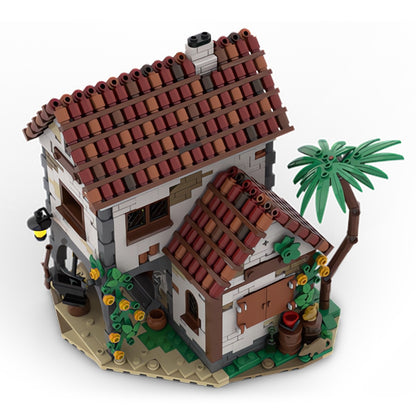 MOC-124328 Pirates Blacksmith`s House Pirates Series #4 building blocks kit with compatible bricks