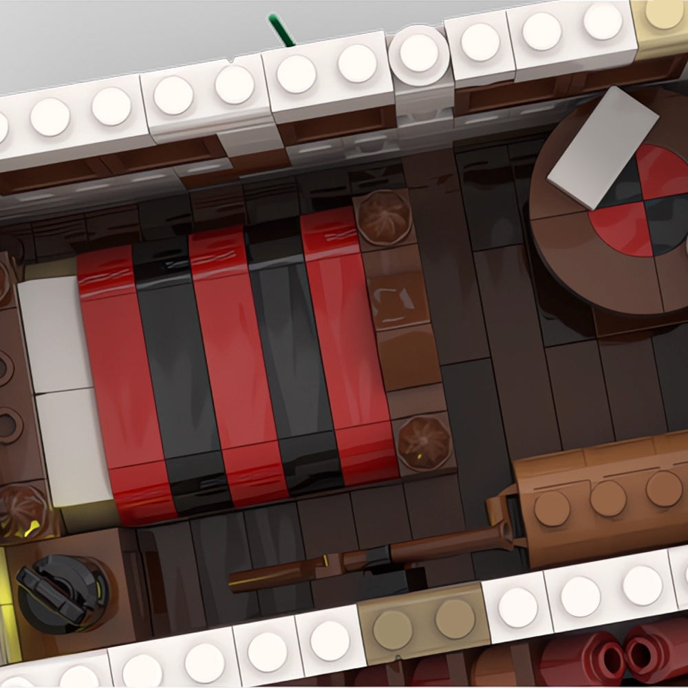 MOC-124328 Pirates Blacksmith`s House Pirates Series #4 building blocks kit with compatible bricks