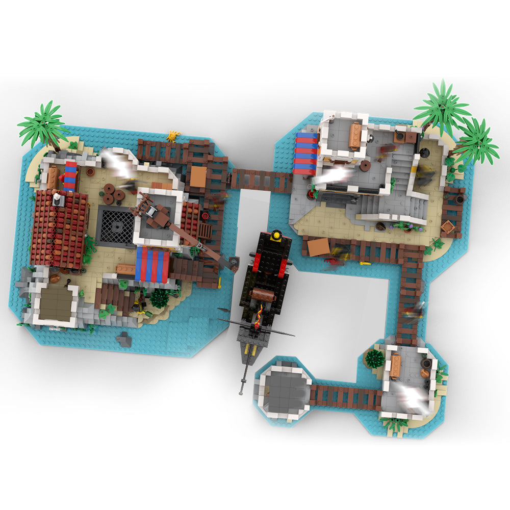 MOC-126355 6277 Imperial Trading Post Remake building blocks kit with compatible bricks