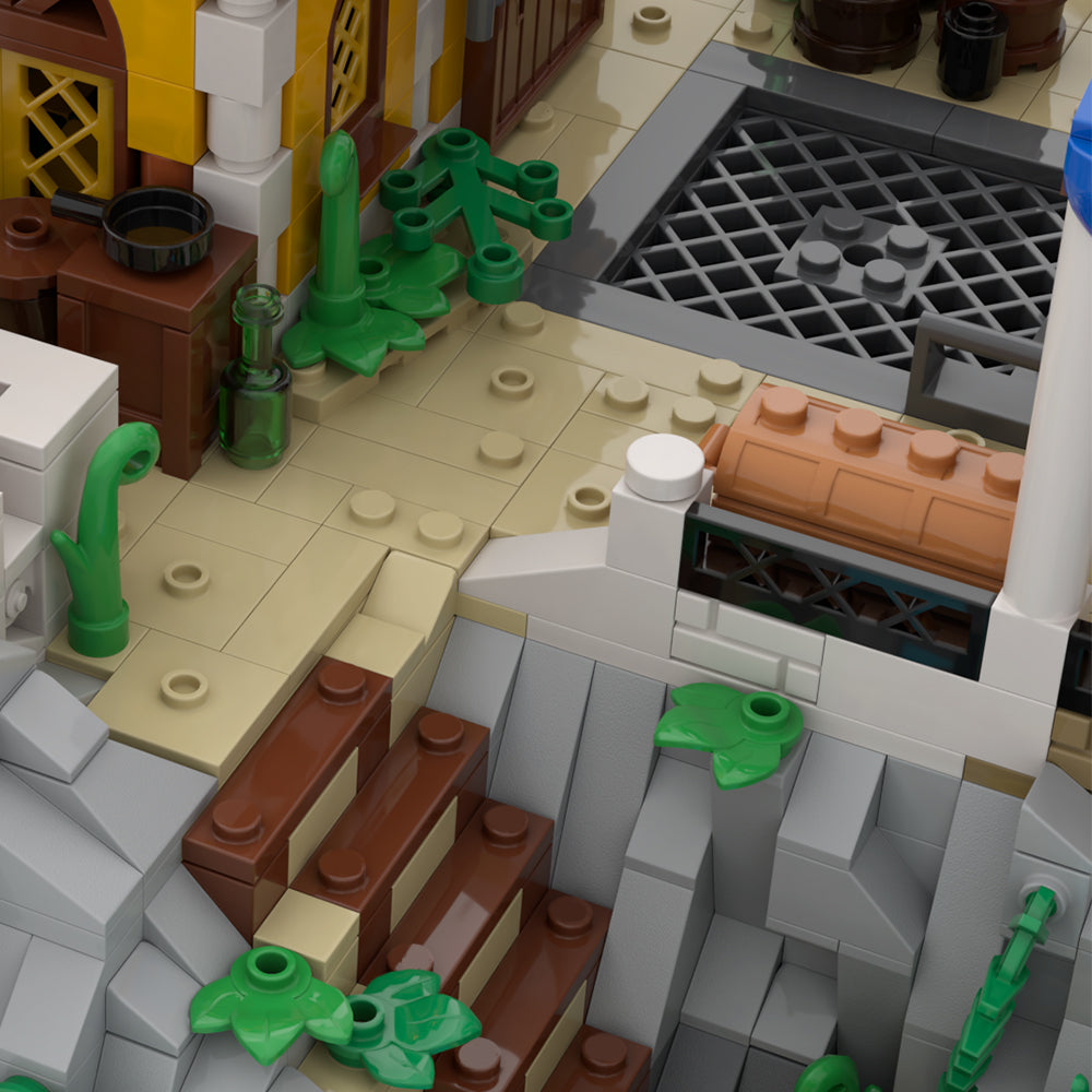 MOC-126355 6277 Imperial Trading Post Remake building blocks kit with compatible bricks