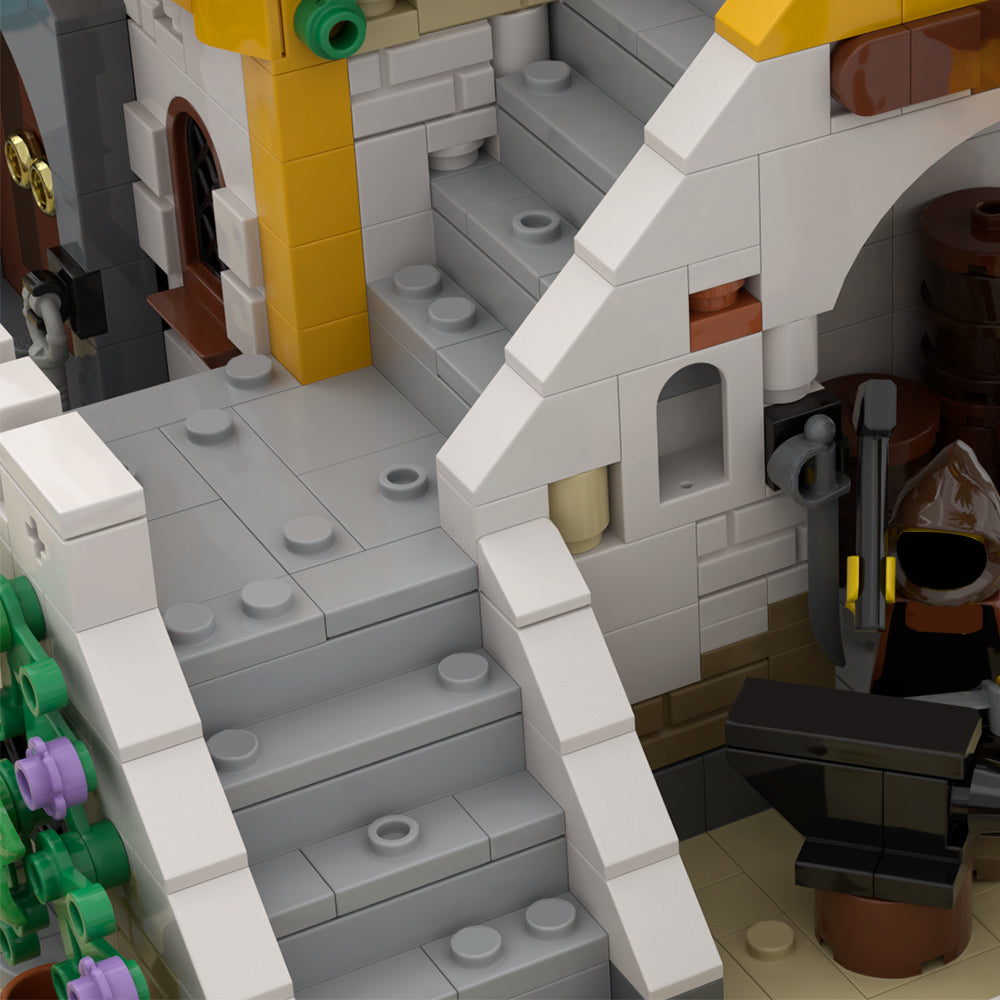 MOC-126355 6277 Imperial Trading Post Remake building blocks kit with compatible bricks