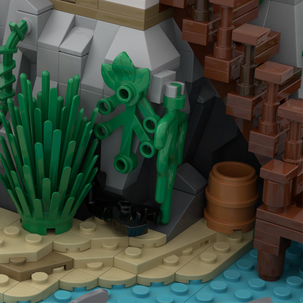 MOC-126355 6277 Imperial Trading Post Remake building blocks kit with compatible bricks