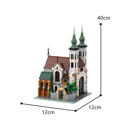 MOC-124447 Andrew's Church building blocks series bricks set