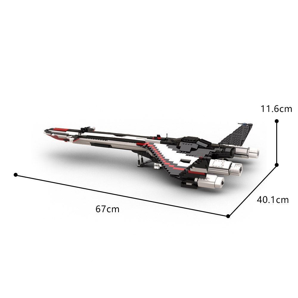 MOC-21579 Mass Effect Andromeda Tempest building blocks kit with compatible bricks
