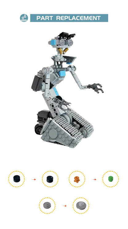 MOC Short Circuit Johnny 5 building blocks series bricks set