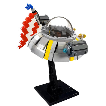 MOC Rick and Morty-Rick's Ship building blocks series bricks set