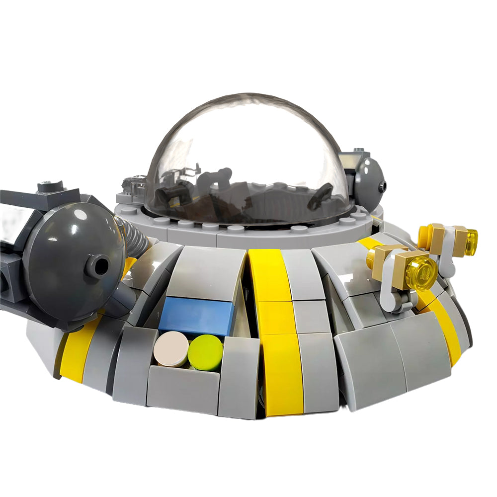 MOC Rick and Morty-Rick's Ship building blocks series bricks set