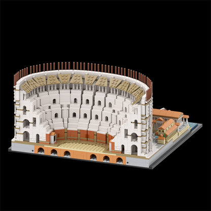 MOC-123064 Colosseum building blocks kit with compatible bricks