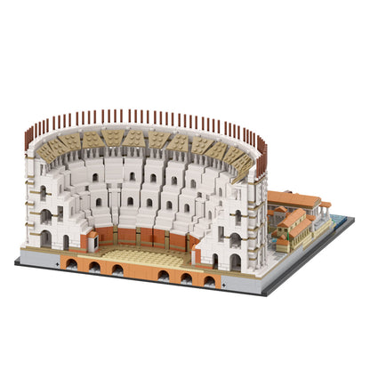 MOC-123064 Colosseum building blocks kit with compatible bricks
