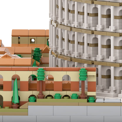 MOC-123064 Colosseum building blocks kit with compatible bricks
