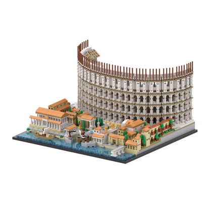 MOC-123064 Colosseum building blocks kit with compatible bricks