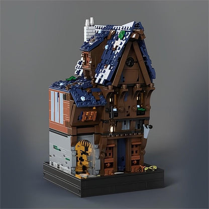 MOC-117629 Medieval Modular Street building blocks kit with compatible bricks