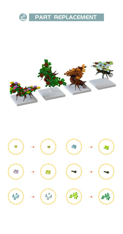 MOC-84653 Leaf Butterflies building blocks series bricks set(Only 7 left in stock)