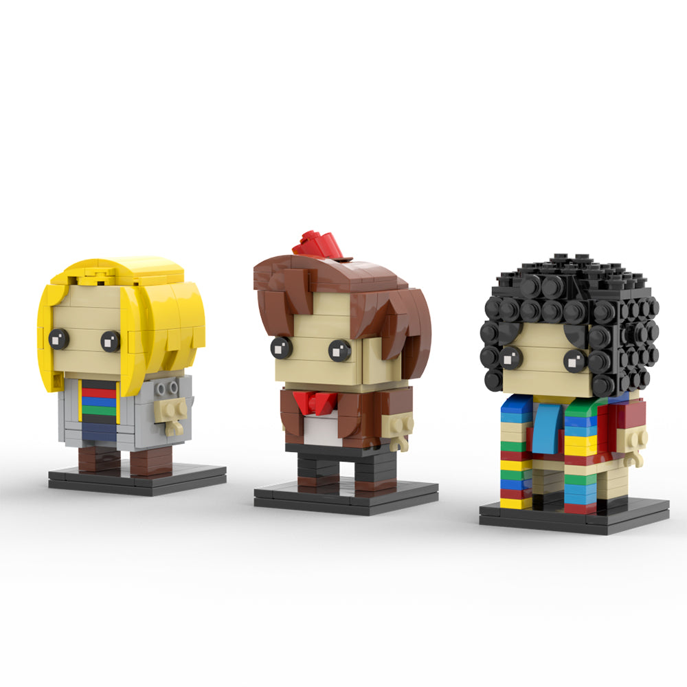 MOC Doctor Who 4TH DOCTOR 11TH DOCTOR 13TH DOCTOR building blocks TV show series bricks set
