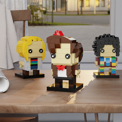 MOC Doctor Who 4TH DOCTOR 11TH DOCTOR 13TH DOCTOR building blocks TV show series bricks set