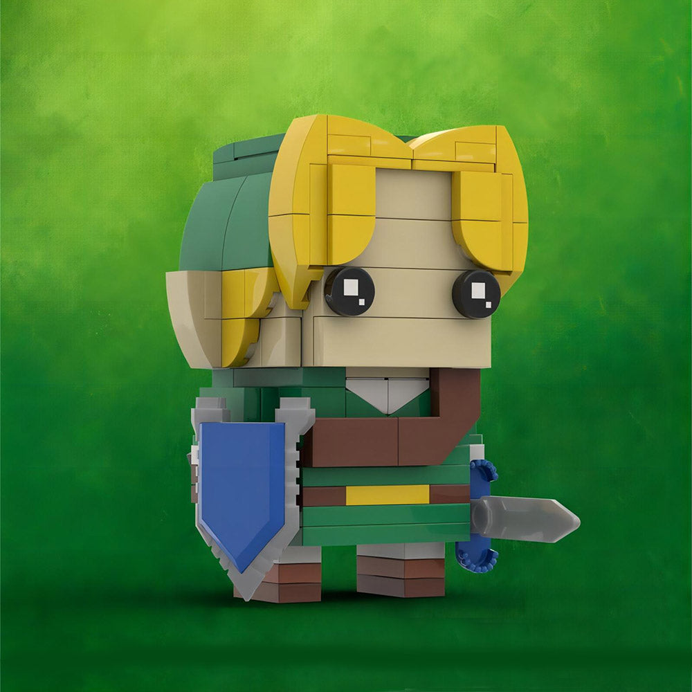MOC-62351  Brickheadz build Link from The Legend of Zelda: Ocarina of Time