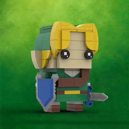 MOC-62351  Brickheadz build Link from The Legend of Zelda: Ocarina of Time