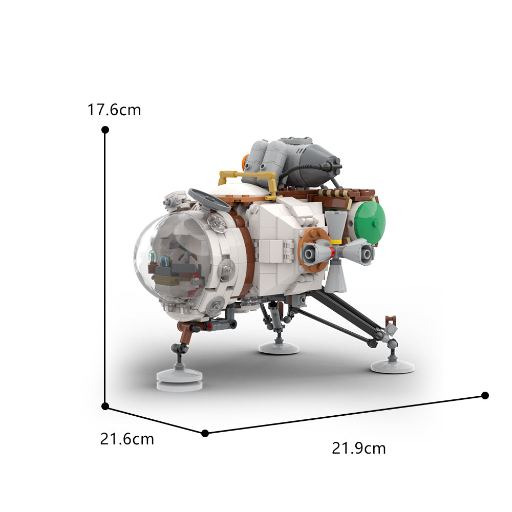 MOC Hearthian Ship Spaceship Model building blocks space series bricks set