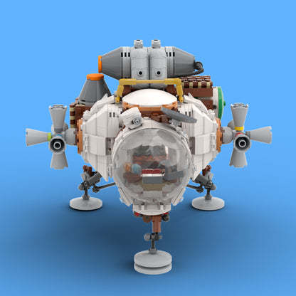 MOC Hearthian Ship Spaceship Model building blocks space series bricks set