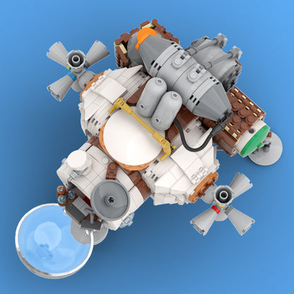 MOC Hearthian Ship Spaceship Model building blocks space series bricks set