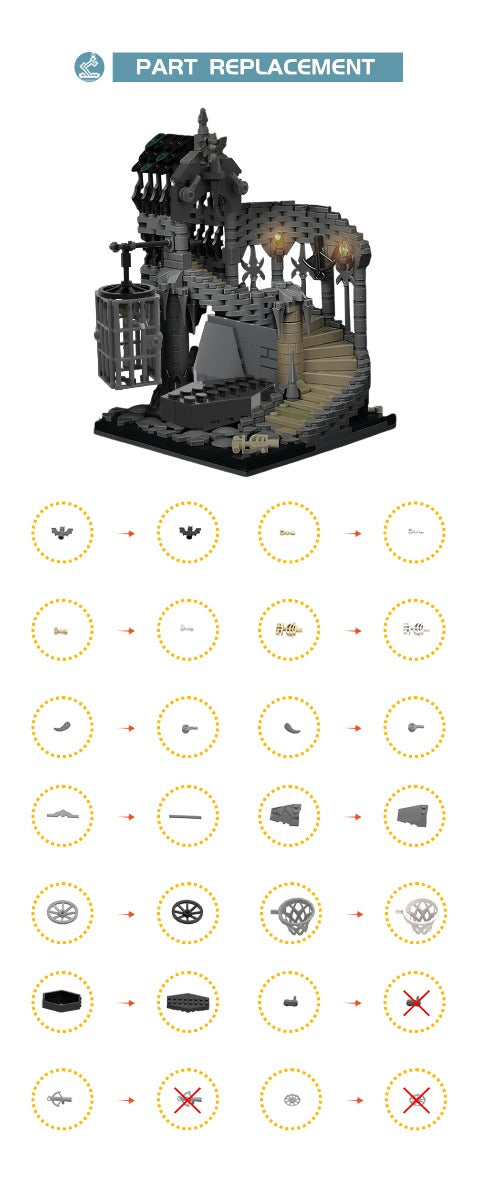 MOC-128524 Dungeons And Dragons building blocks Dracula series bricks set