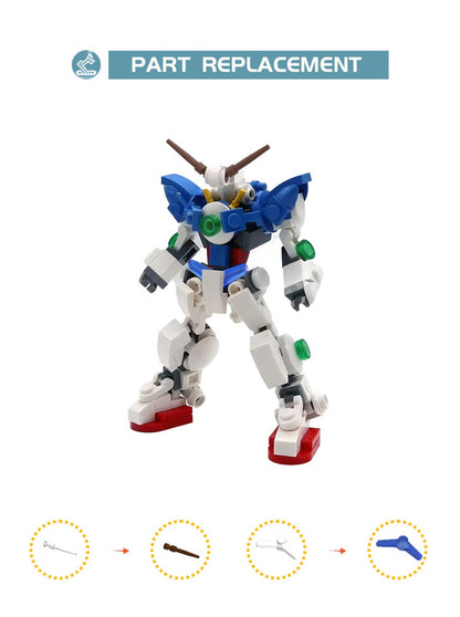 MOC Gundam ASW-G-08 Gundam Barbatos building blocks series bricks set
