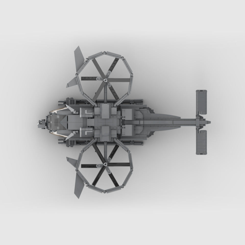 MOC-130443 Avatar RDA Helicopter Aerospatiale SA-2 Samson building blocks space bricks set