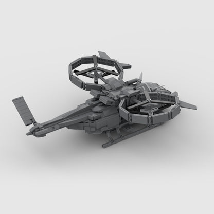 MOC-130443 Avatar RDA Helicopter Aerospatiale SA-2 Samson building blocks space bricks set