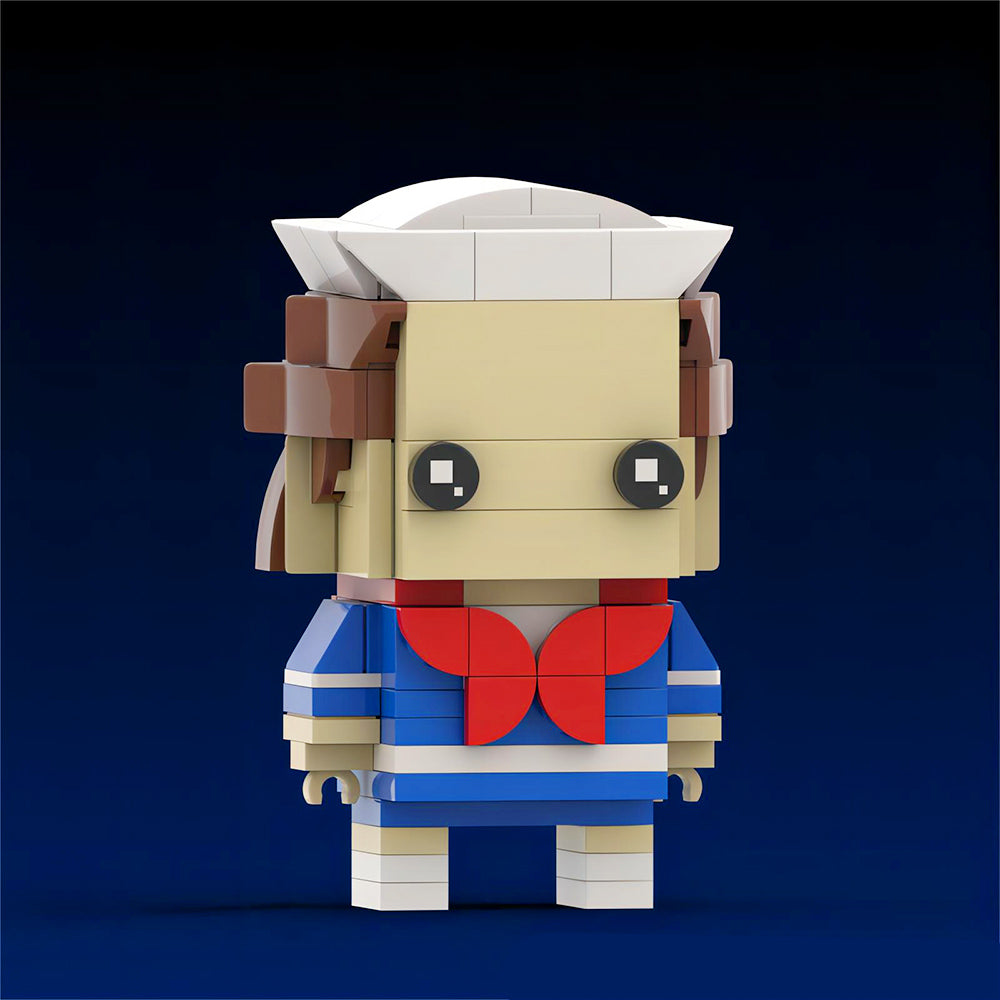MOC-125950 Punk Eleven from Stranger Things Custom building blocks Brickheadz series bricks set