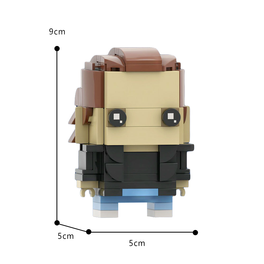 MOC-125950 Punk Eleven from Stranger Things Custom building blocks Brickheadz series bricks set