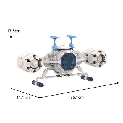 MOC Futuremen Cosmoliner from Captain Future building blocks space bricks set