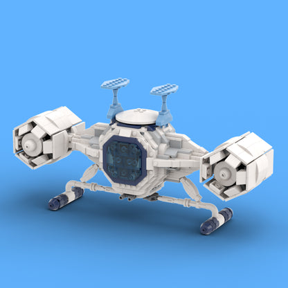 MOC Futuremen Cosmoliner from Captain Future building blocks space bricks set