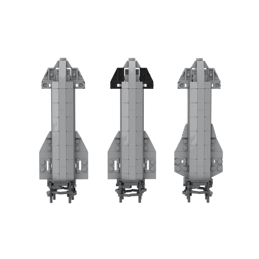 MOC-66505 1:320 Scale SpaceX Starships and Super Heavy building blocks space series bricks set