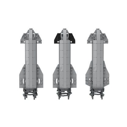 MOC-66505 1:320 Scale SpaceX Starships and Super Heavy building blocks space series bricks set