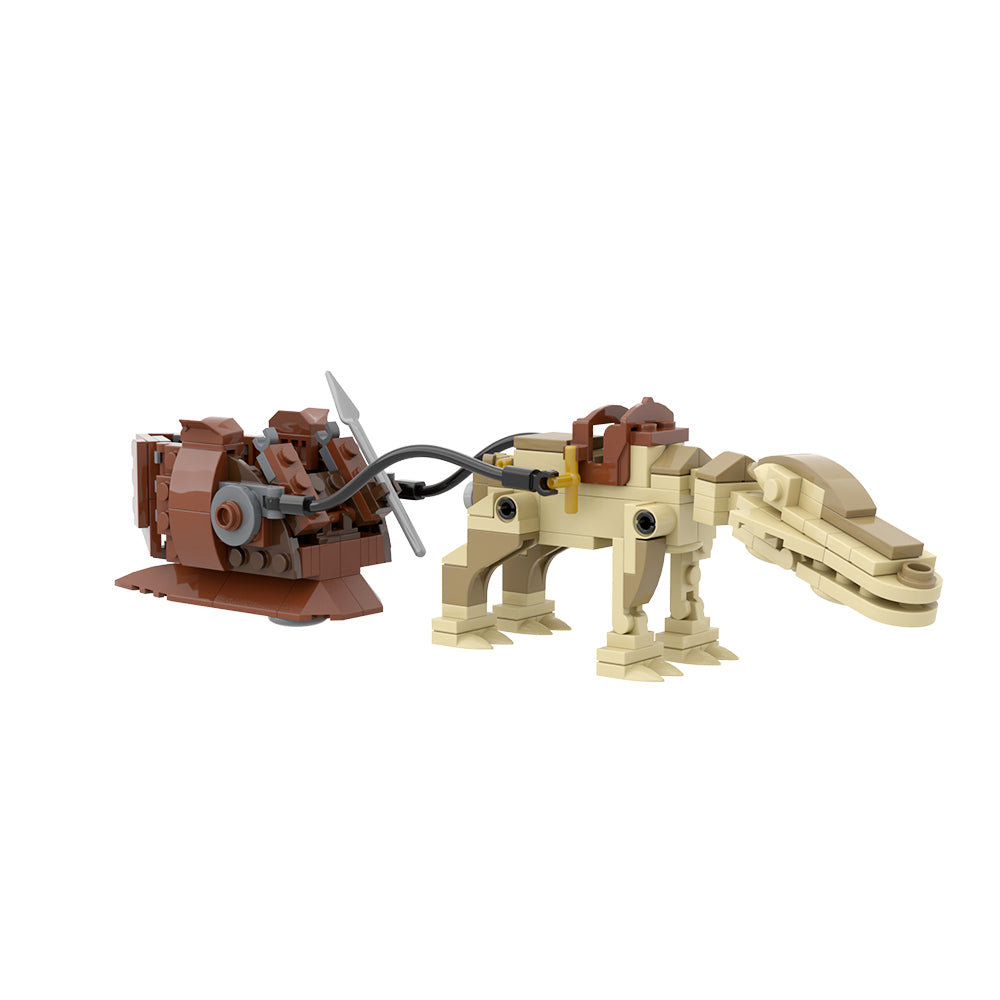 MOC-6334 Star Wars Petranaki / Geonosian Arena building blocks kit with compatible bricks